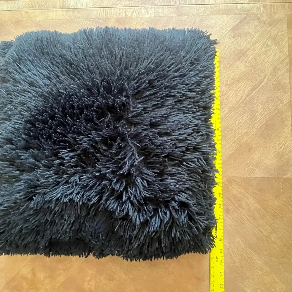 Target Black Plush Pillow – 20”x20” – Cozy Modern Home Decor